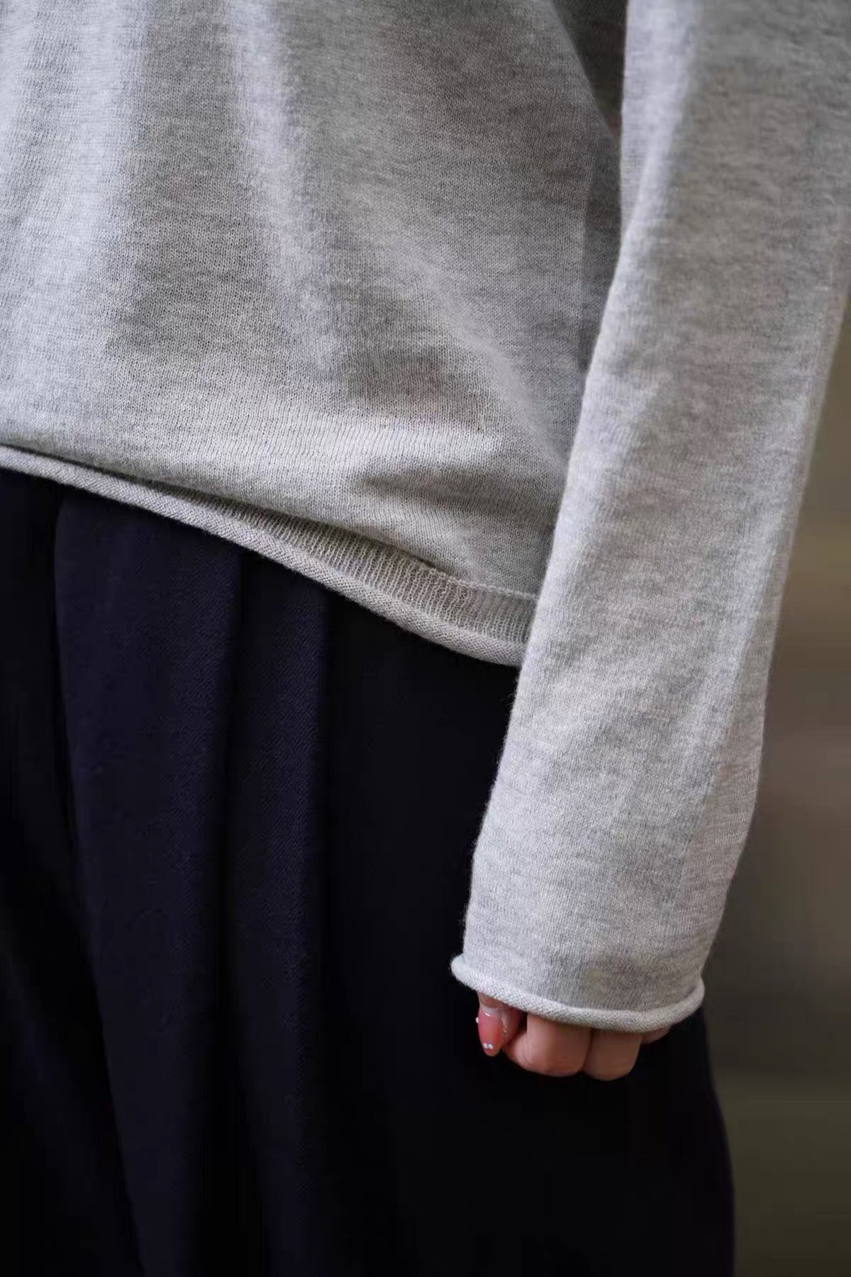 26秋冬 cotton cashmere pullover