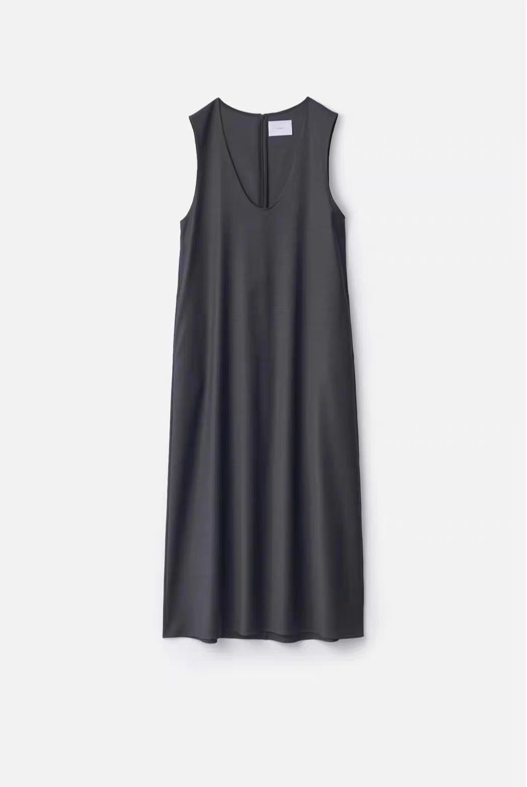 26秋冬 WOOL SILK SLEEVELESS ONEPIECE DRESS