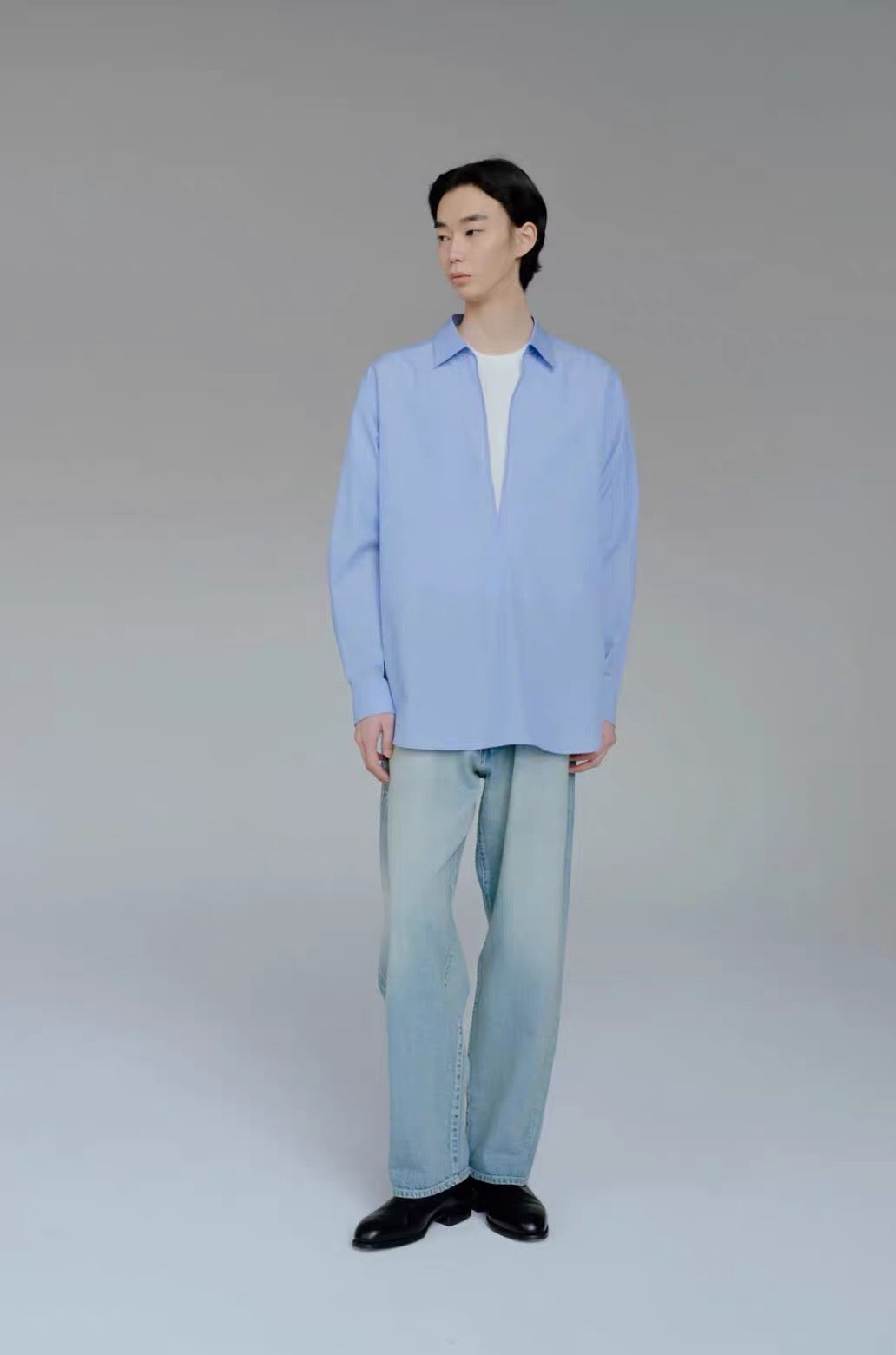 26秋冬 SMOOTH OVERSIZED SKIPPER SHIRT