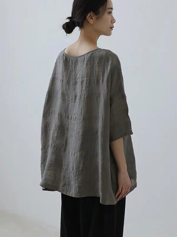 26春夏 linen ramie pullover
