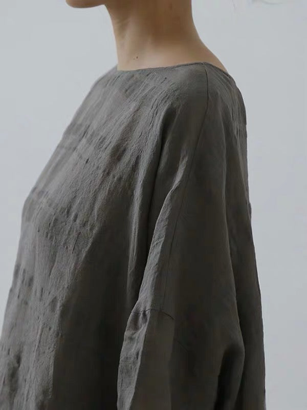 26春夏 linen ramie pullover
