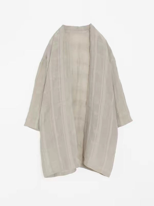 26春夏 linen ramie robe
