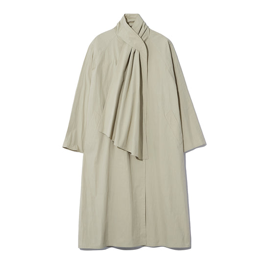 25早秋  SCARF TRENCH COAT 围巾风衣